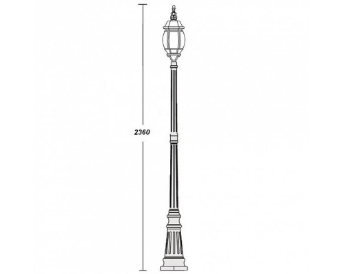 Наземный фонарь  83409L Bl Oasis Light
