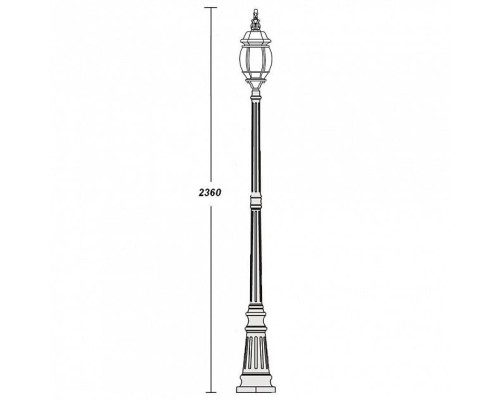 Наземный фонарь  83409L Gb Oasis Light