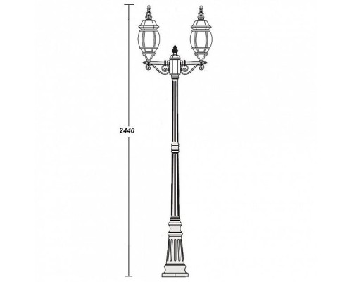 Наземный фонарь  83409LA Bl Oasis Light