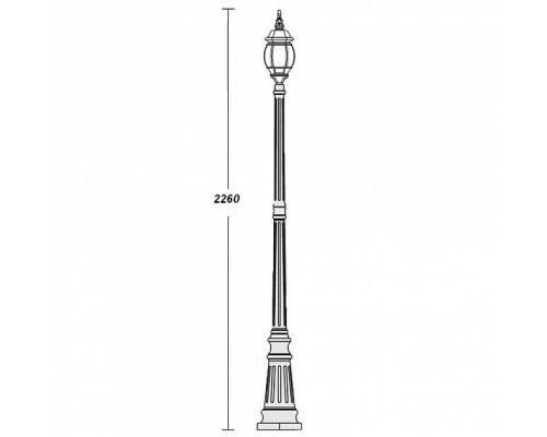 Наземный фонарь  83409S Gb Oasis Light