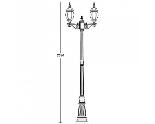 Наземный фонарь  83409SA Gb Oasis Light