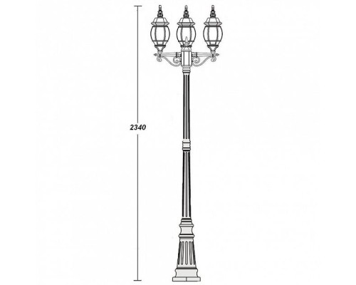 Наземный фонарь  83409SB Gb Oasis Light
