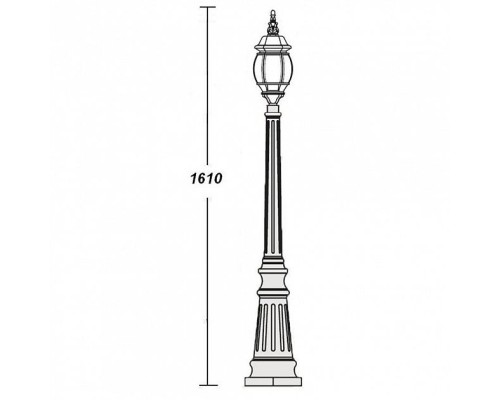 Наземный фонарь  83411S Gb Oasis Light