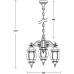 Уличный светильник подвесной AMERICA S 83470S/3 Bl Oasis Light
