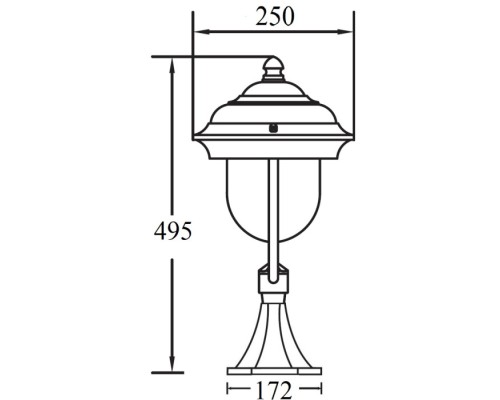 Наземный фонарь MADRID 84304 Bl Oasis Light