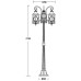 Наземный фонарь LUCERNA 84808B/18 Bl Oasis Light