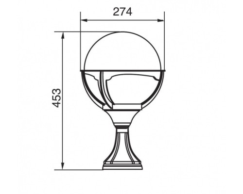 Наземный фонарь  88104 Bl Oasis Light