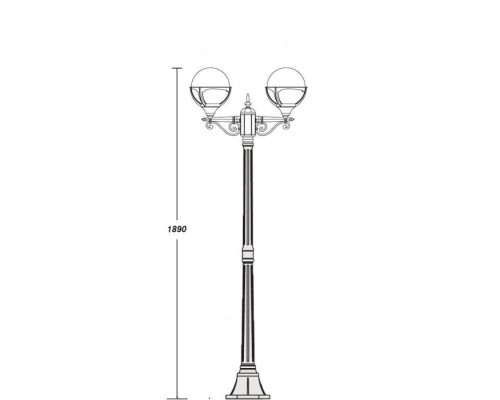Наземный фонарь  88108A Bl Oasis Light
