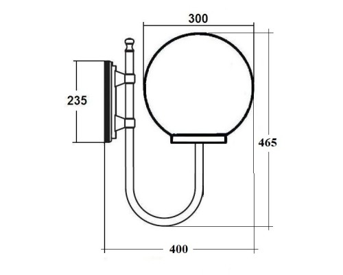 Настенный фонарь уличный GLOBO L 88201L/10A Bl Oasis Light