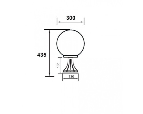 Наземный фонарь  88204L Bl Oasis Light