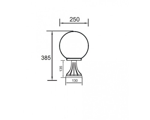 Наземный фонарь  88204S Bl Oasis Light