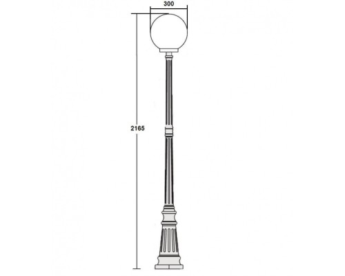 Наземный фонарь  88209L Bl Oasis Light