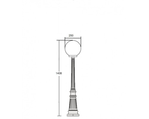 Наземный фонарь  88211S Bl Oasis Light