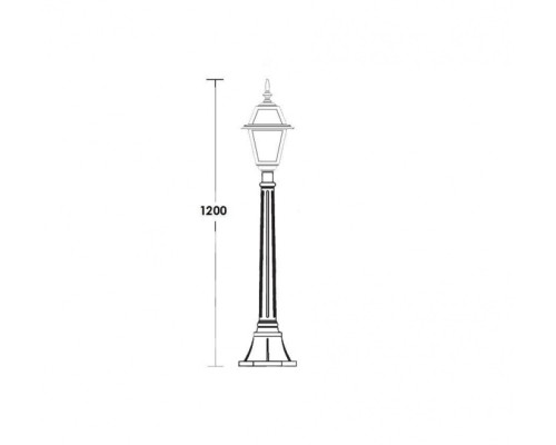 Наземный фонарь  91107 lgG Bl Oasis Light