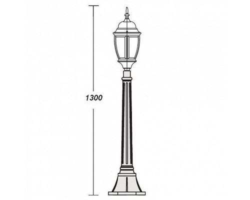 Наземный фонарь  91207L Gb Oasis Light