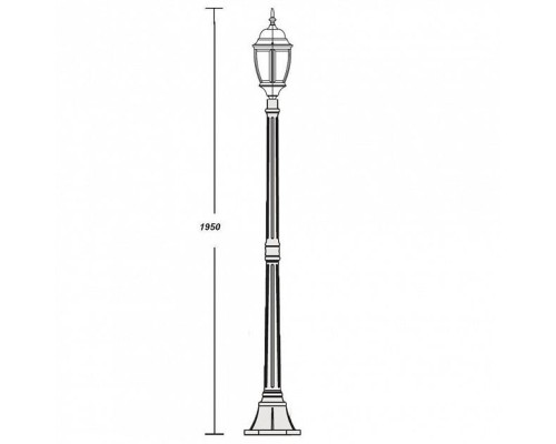 Наземный фонарь  91208L Gb Oasis Light