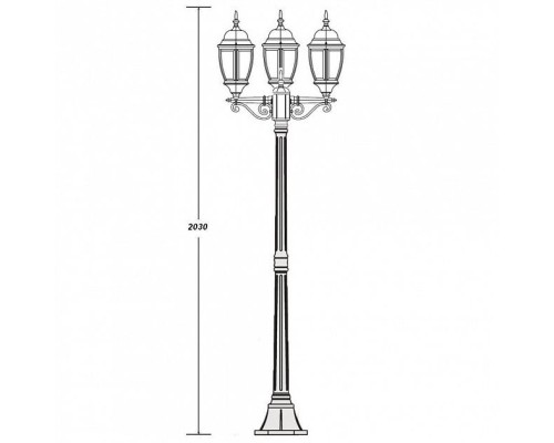 Наземный фонарь  91208LB Gb Oasis Light