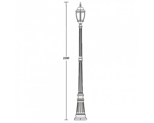 Наземный фонарь  91209L Bl Oasis Light