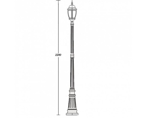 Наземный фонарь  91209L Gb Oasis Light
