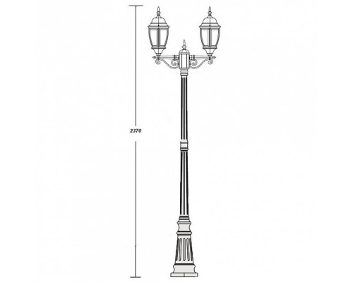 Наземный фонарь  91209LA Bl Oasis Light