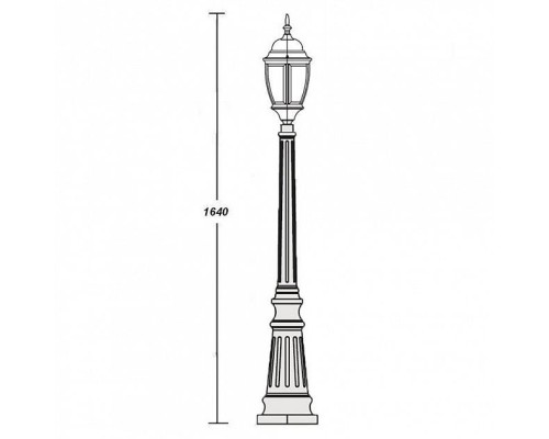 Наземный фонарь  91211L Bl Oasis Light