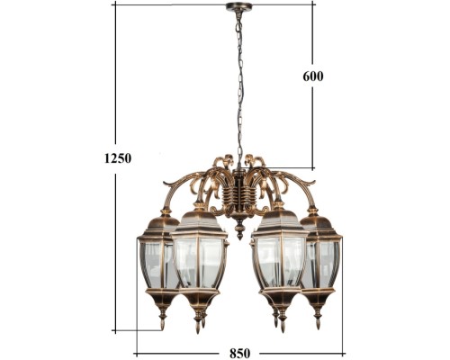 Уличный светильник подвесной ARSENAL L 91270L/6/16 Gb Oasis Light