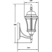 Настенный фонарь уличный ASTORIA 1 L 91301L Bl Oasis Light