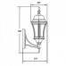 Настенный фонарь уличный  91301L Gb Oasis Light