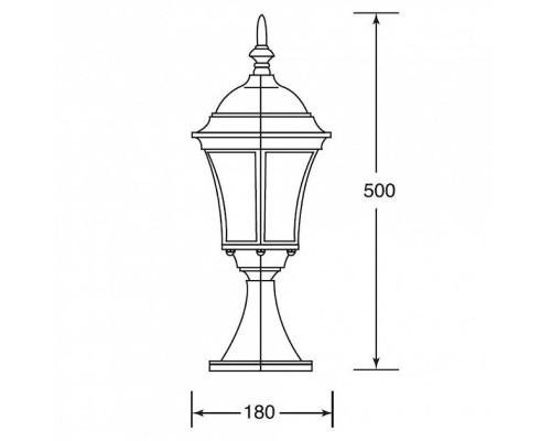 Наземный фонарь  91304S Gb Oasis Light