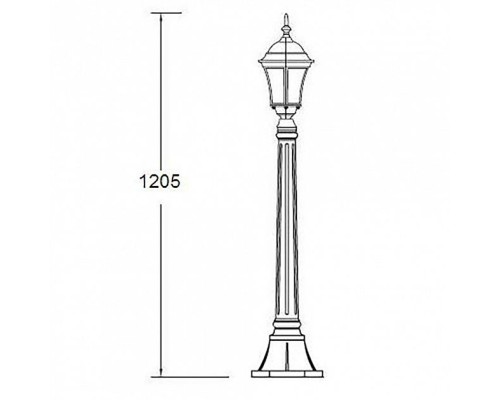 Наземный фонарь  91307S Gb Oasis Light