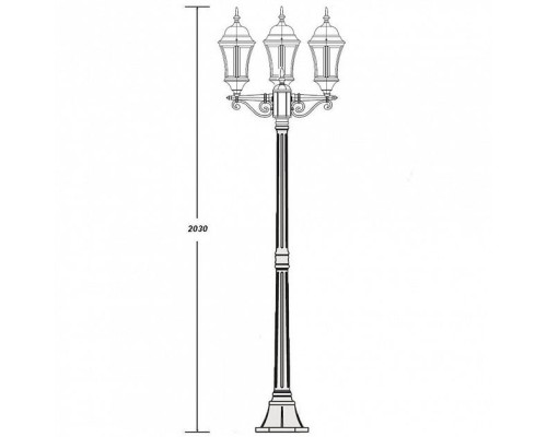 Наземный фонарь  91308LB Gb Oasis Light
