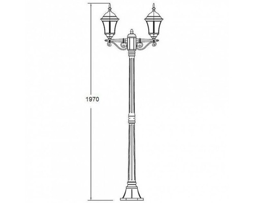 Наземный фонарь  91308SA Bl Oasis Light
