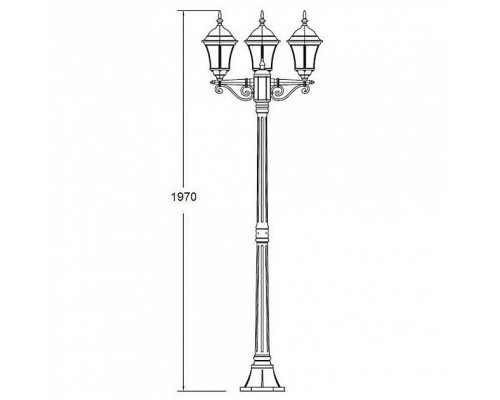 Наземный фонарь  91308SB Gb Oasis Light