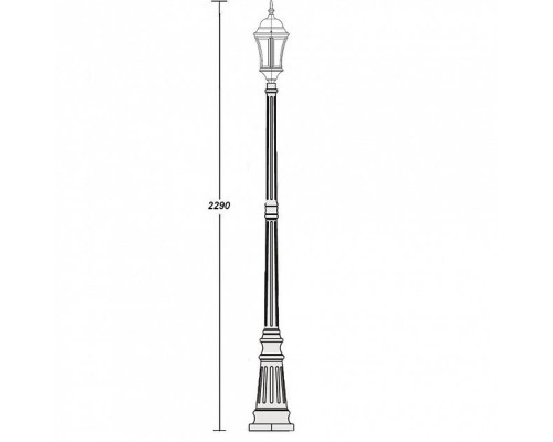 Наземный фонарь  91309L Gb Oasis Light