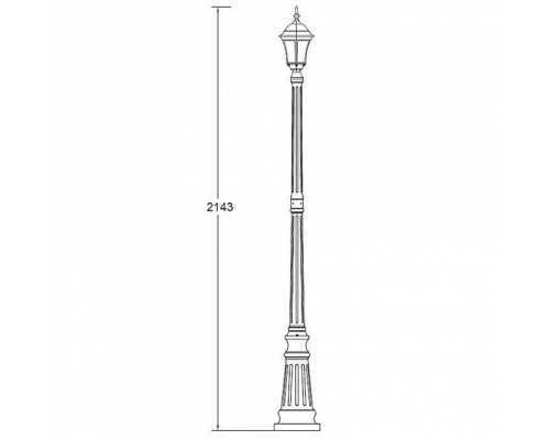 Наземный фонарь  91309S Bl Oasis Light