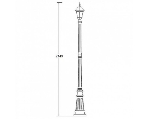 Наземный фонарь  91309S Gb Oasis Light