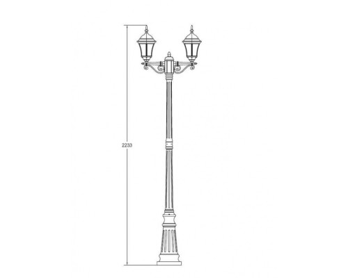 Наземный фонарь  91309SA Bl Oasis Light