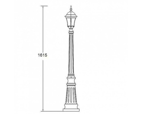 Наземный фонарь  91311S Bl Oasis Light