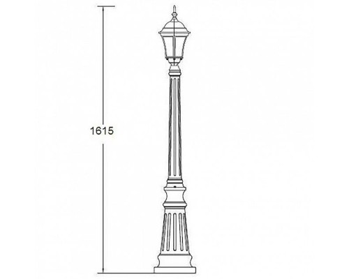 Наземный фонарь  91311S Gb Oasis Light