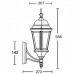 Настенный фонарь уличный  91401L Gb Oasis Light