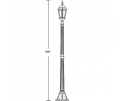 Наземный фонарь  91408L Bl Oasis Light