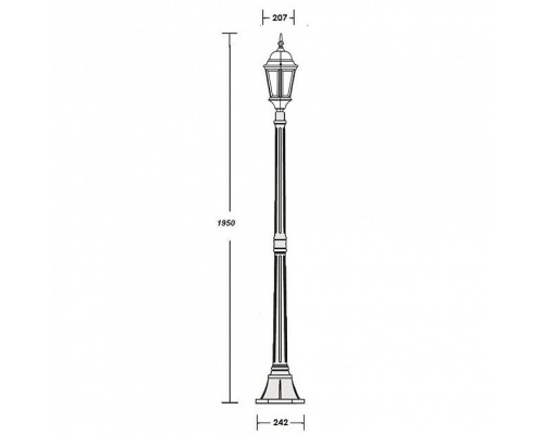 Наземный фонарь  91408L Gb Oasis Light
