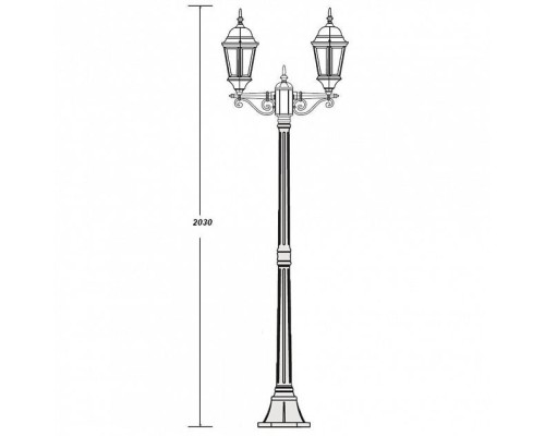Наземный фонарь  91408LA Bl Oasis Light