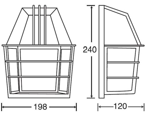 Настенный светильник уличный FRANKFURT 91434 Gb Oasis Light