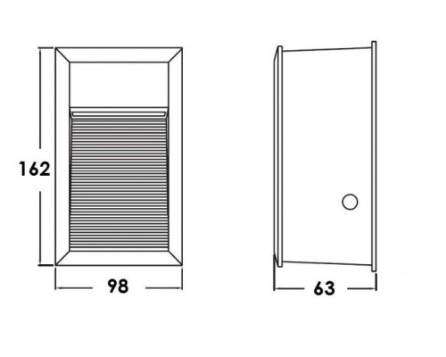 Встраиваемый светильник уличный  91485 S Oasis Light