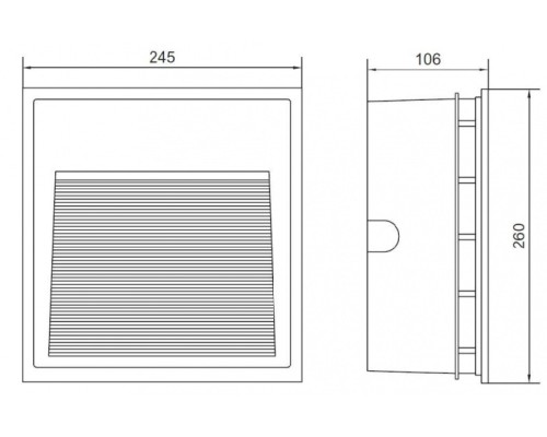 Встраиваемый светильник уличный  91490 W Oasis Light
