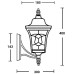 Настенный фонарь уличный VENECIA 2S 91801S/04 Bl Oasis Light