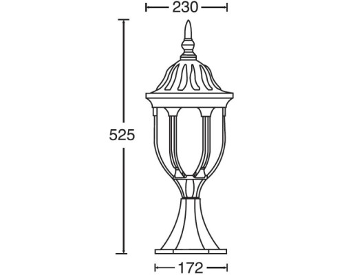 Наземный фонарь  92104 Bl Oasis Light