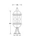 Наземный фонарь SORENTO 92604 Bl Oasis Light
