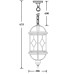 Уличный светильник подвесной SORENTO 92605 Bl Oasis Light